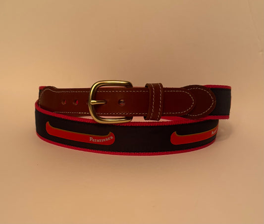 Red Cotton Canoe Belt